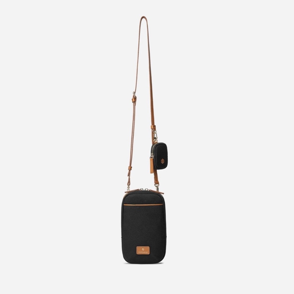 NORDACE Siena Nexus Phone Crossbody Bag Black NWT - Picture 4 of 9